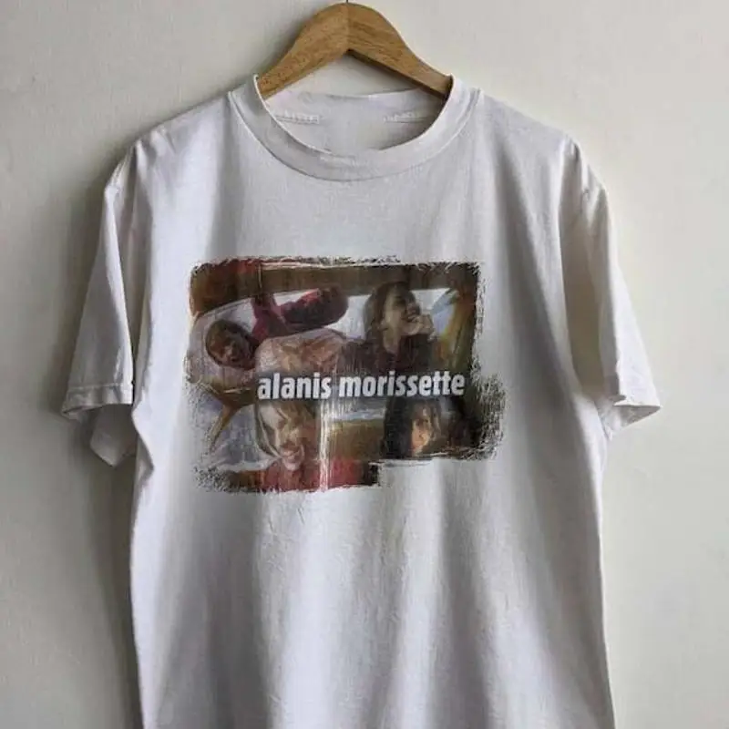 Alanis Morissette 1side White Color All Size T-Shirt