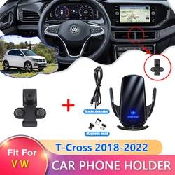 Suitable For Volkswagen VW T-Cross Tcross 2019 2020 2021 2022 Car Mobile Phone Holder Special Mobile Phone Holder Accessories