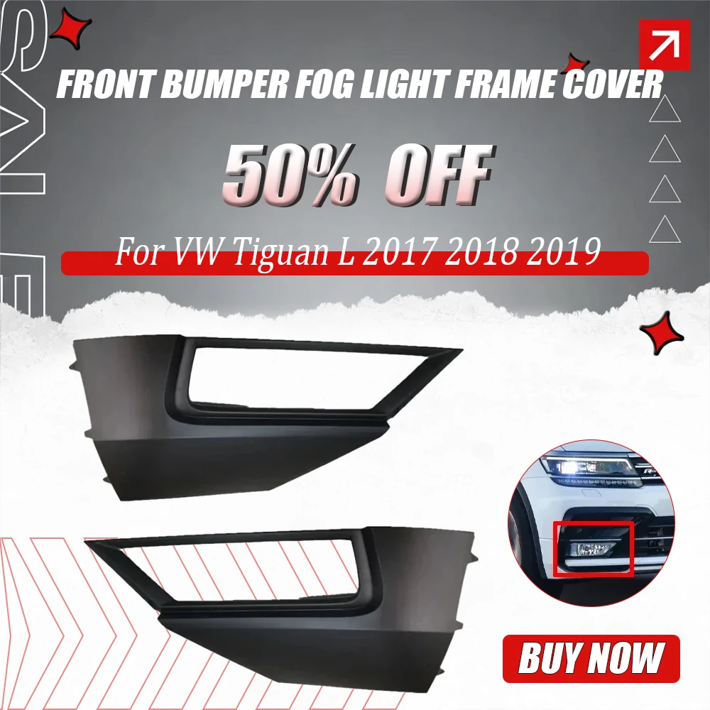 

Передний бампер, противотуманная фара, крышка, передние решетки, декоративная крышка для VW Tiguan L 2017 2018 2019, автомобильные фары, аксессуары
