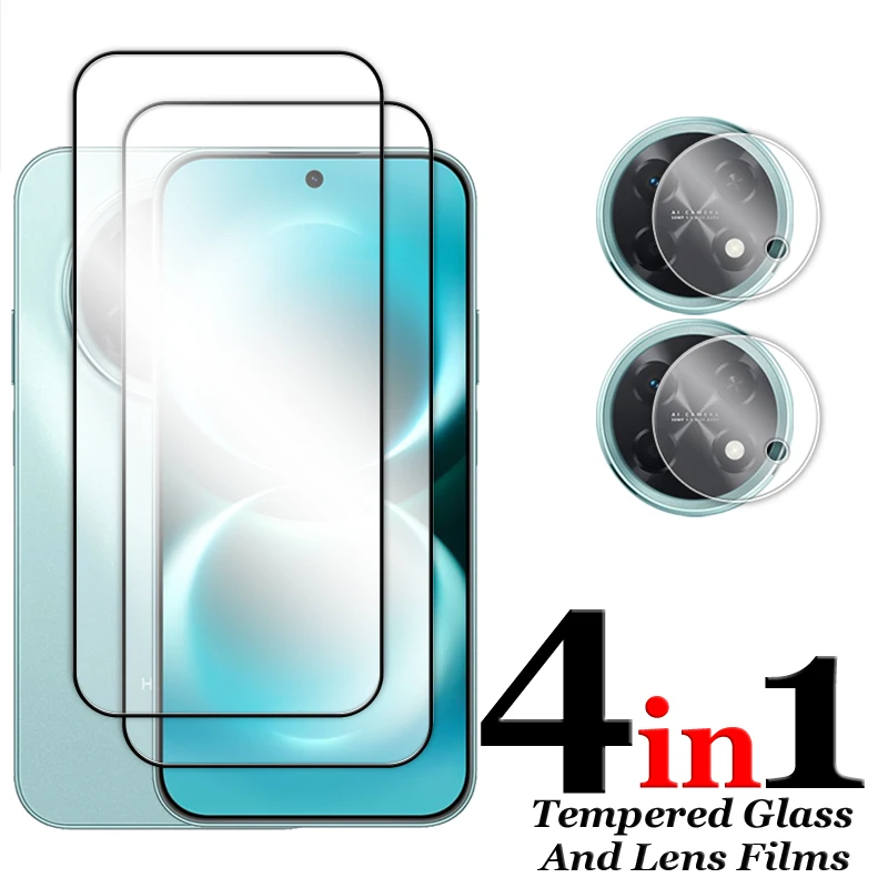 Szkło 6w1 do Huawei Nova 15 Max, Szkło Hartowane 2.5D z Pełnym Pokryciem Ekranu do Huawei Nova 15 Max, Folia Ochronna — zdjęcie produktu 2