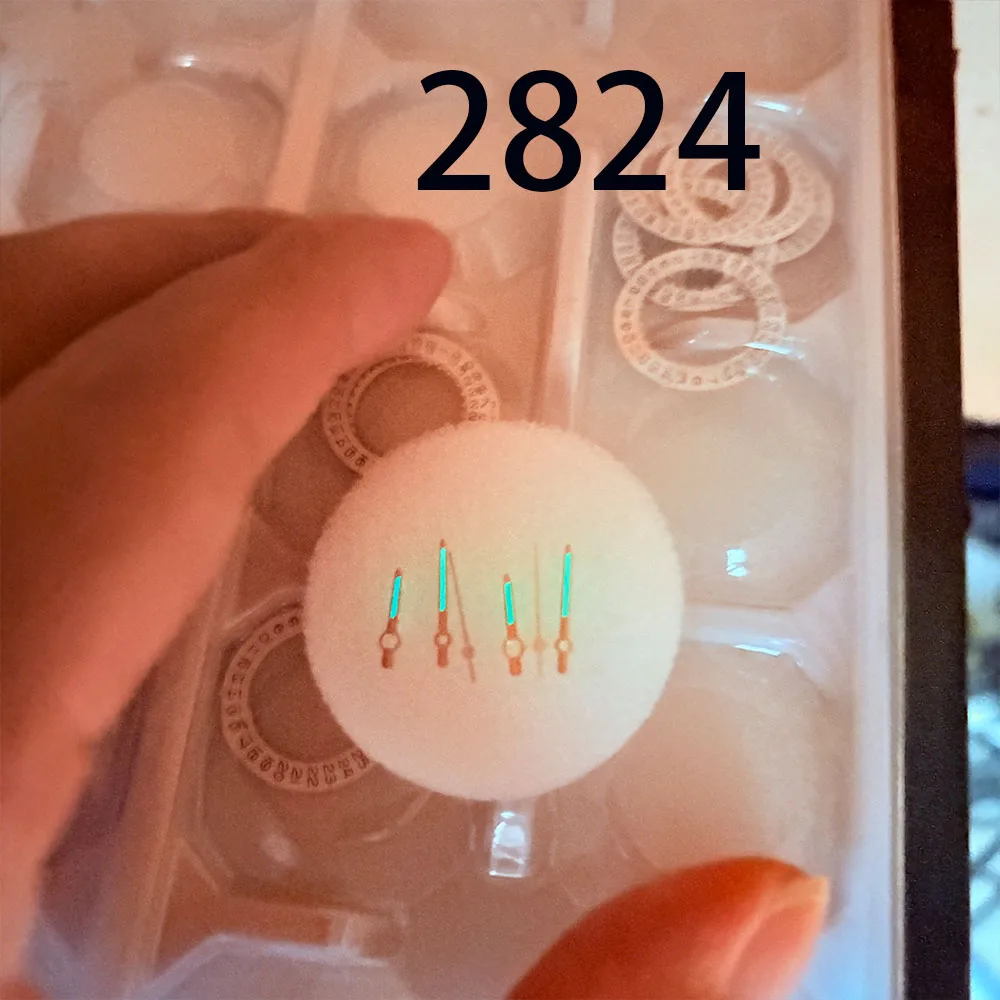 Reparatur von Uhrenzubehör, anwendbar auf Uhrwerke 2824 und 2836, Stunden, Minuten, Sekunde, Zeiger, dreipolig