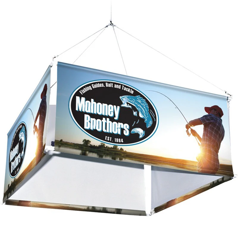 Easy-To-Install Trade Show Equipment Tension Fabric Ceiling Banner Backdrop Expo Exhibition Booth Display Stand