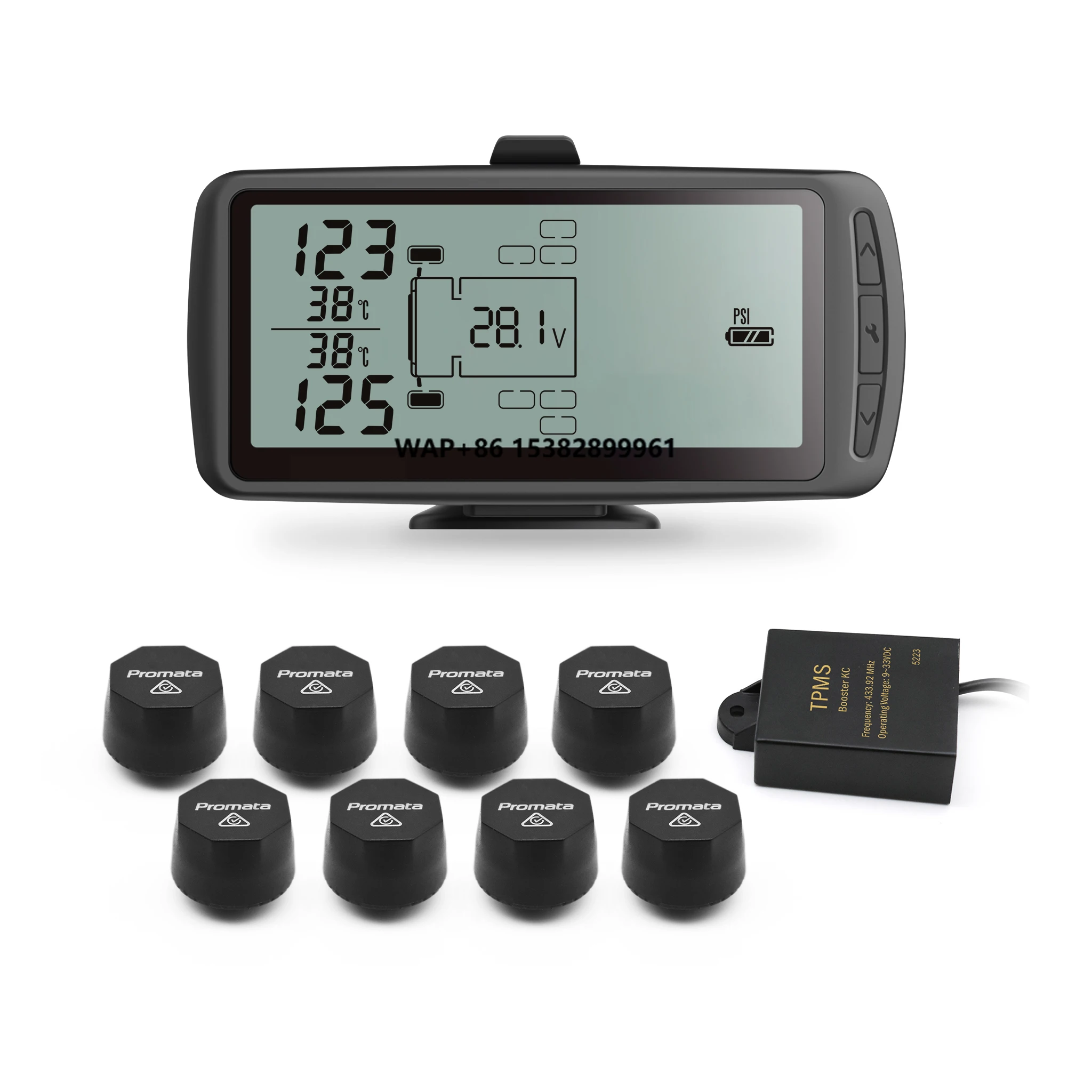 

High Quality Semi Trailer Tpms Tpms Tire Pressure Monitoring Heavy Duty Truck Tpms System With External Sensor