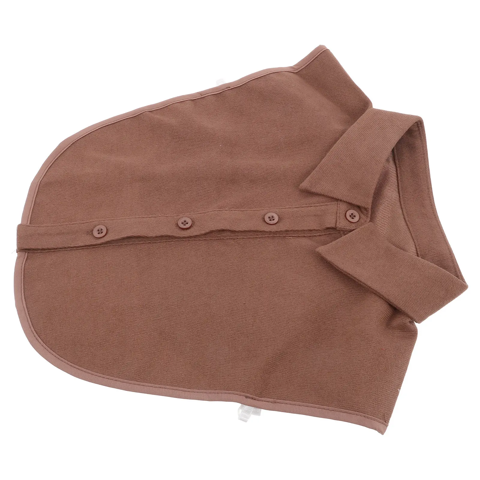 

Съемный воротник-стойка с эффектом помятости для женщин: элегантный повседневный воротник для офисной одежды