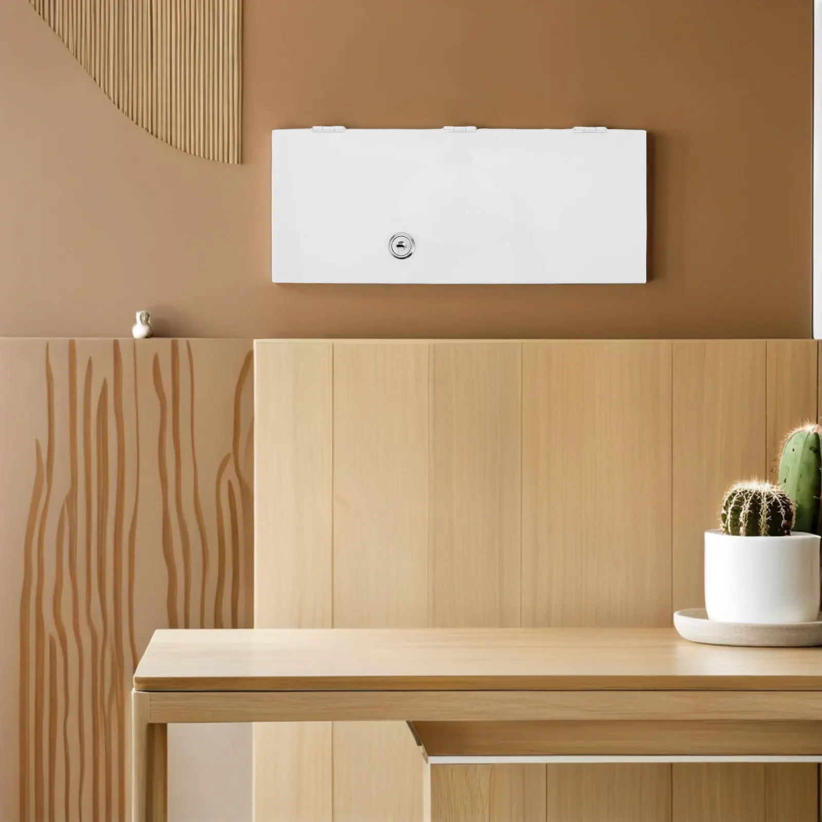 Surface Mount 3-Gang Rectangular Waterproof Lockable Electrical Box Deep Protective Enclosure for Wall Switches Power Outlets