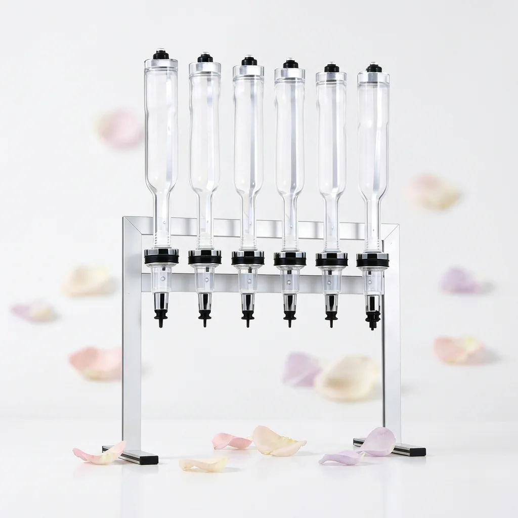 Customized Silver  6/8/12 Bottles 375ml Perfume Filling Machines Crown Cap Glass Perfume Dispenser Perfume Bar Wedding