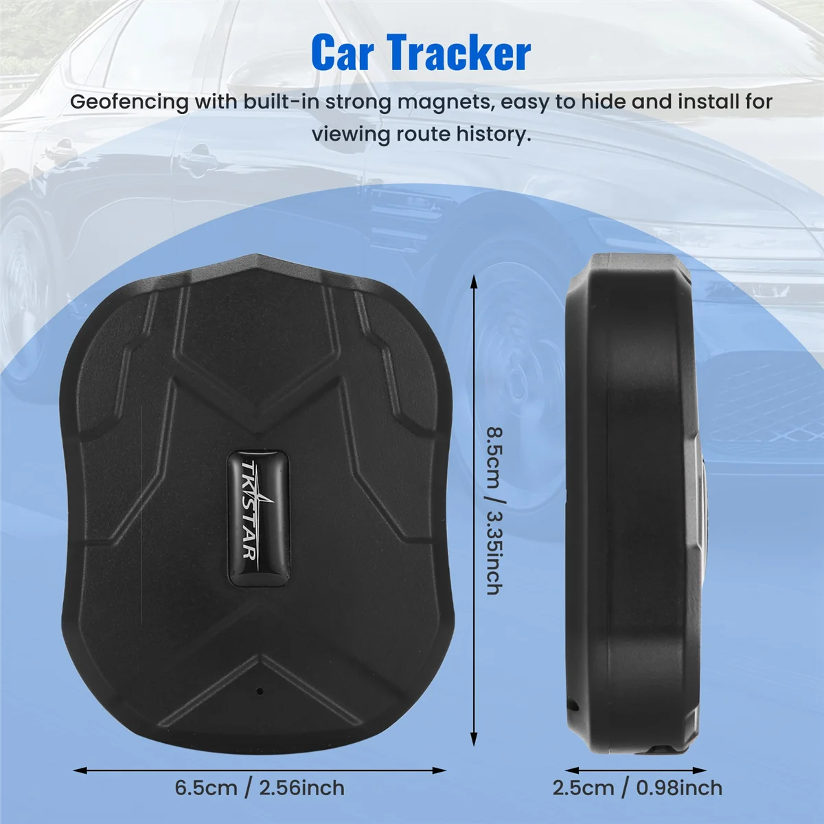 A95T TKSTAR tk905 Localizzatore impermeabile spia nascosta con magnete GSM per auto GPS per auto