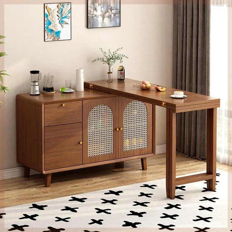 Modern Insular Dining Tables Coffee Kitchen Wooden Dinette Dining Tables Minimalist Design Home Furniture Mesa De Jantar LLDT