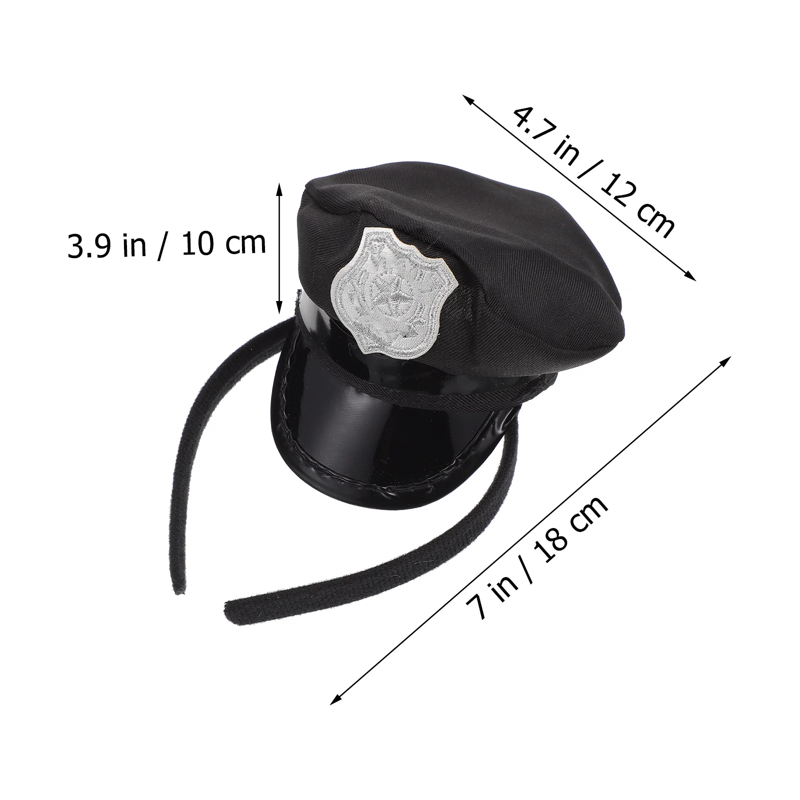 4 قطع من أطواق الشعر مع قبعة بحرية لتزيين غطاء الرأس لأداء الحفلات وغطاء الرأس الإبداعي وديكور جميل للارتداء اليومي