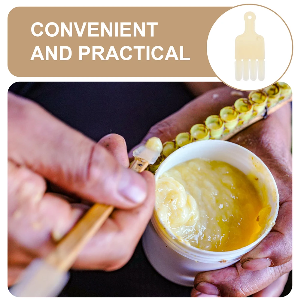 

2Pcs Beekeeping Jelly Extract Pen Multifunction Hive Scraper Tool Durable Honey Extraction Equipment for Professional and