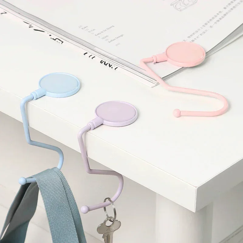 Schattige Morandi Tas Hanger Heavy Duty Tafeltas Tas Haken Reishandtas Kawaii Tafel Zijtas Hanger Bureau Organisatoren