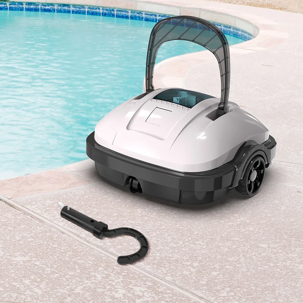 

2Pcs Pool Cleaner Hooks Multi-use Robot Hanger Tool Holder Compatible Various Sizes Organizing Accessories Plastic