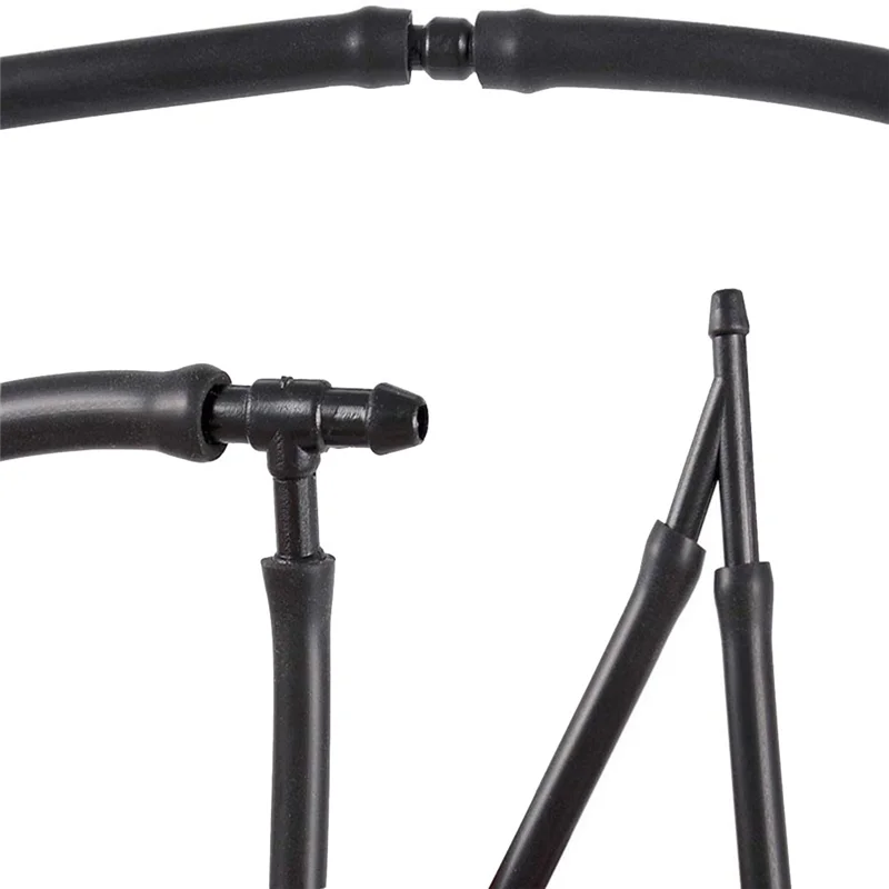 Uniwersalna dysza spryskiwacza przedniej szyby 2M Rura węża ze złączem T Y Prosta do pompy reflektorów przedniej szybyJAS