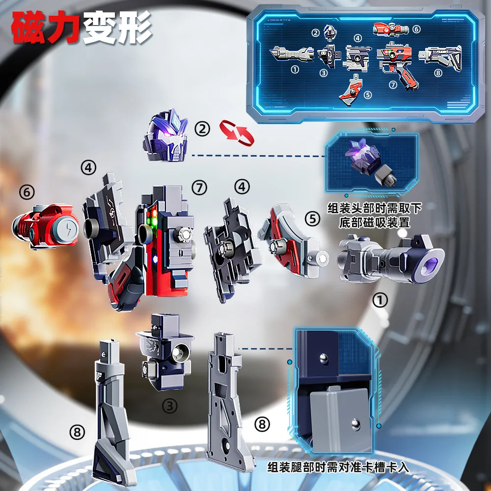 jouet-robot-transformable-2-en-1-pistolet-magnetique-a-assembler-soi-meme-avec-lumiere-et-son-pour-enfants-cadeaux-d'anniversaire-et-de-vacances