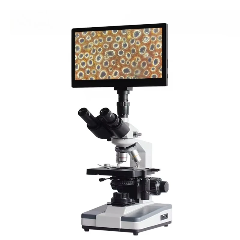

Good Quality 9inch Digital Microscope HD Screen C-mount Integrated Microscope Save Record Functions