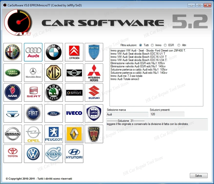 CarSoftware 5.2 EPROMmicro77 Oprogramowanie samochodowe 5.2 (Immo Off Start Fix Tool) + Nitro