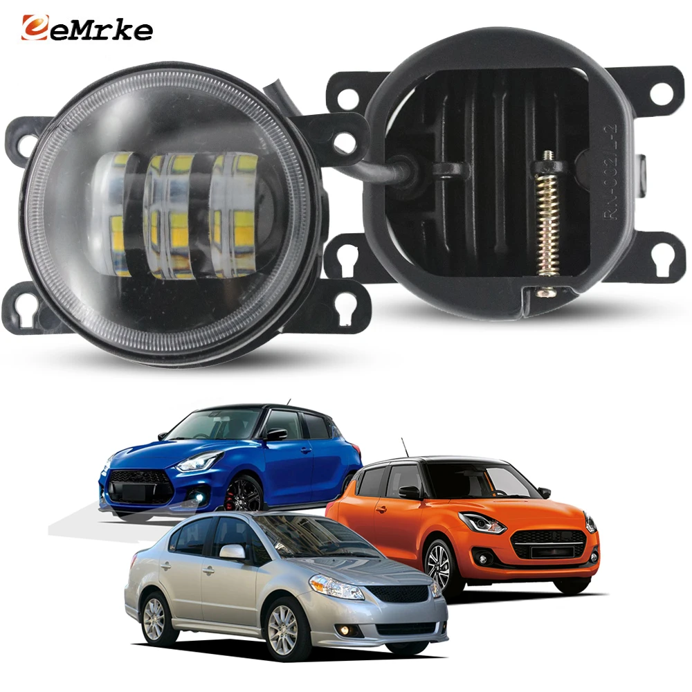 50W High Power OEM Style Halogen or Led Fog Lights Lens DRL for For Suzuki Wagon R, Spacia Custom Cervo SX4 GY, Swift Dzire
