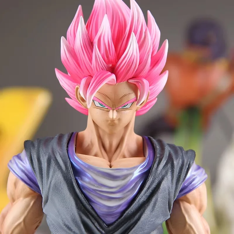 

Dragon Ball Z Jt Statue Pink Super Two Kakarotto Hand-Made Anime Collectible Model Ornaments for Boys Star Track Themed Gift