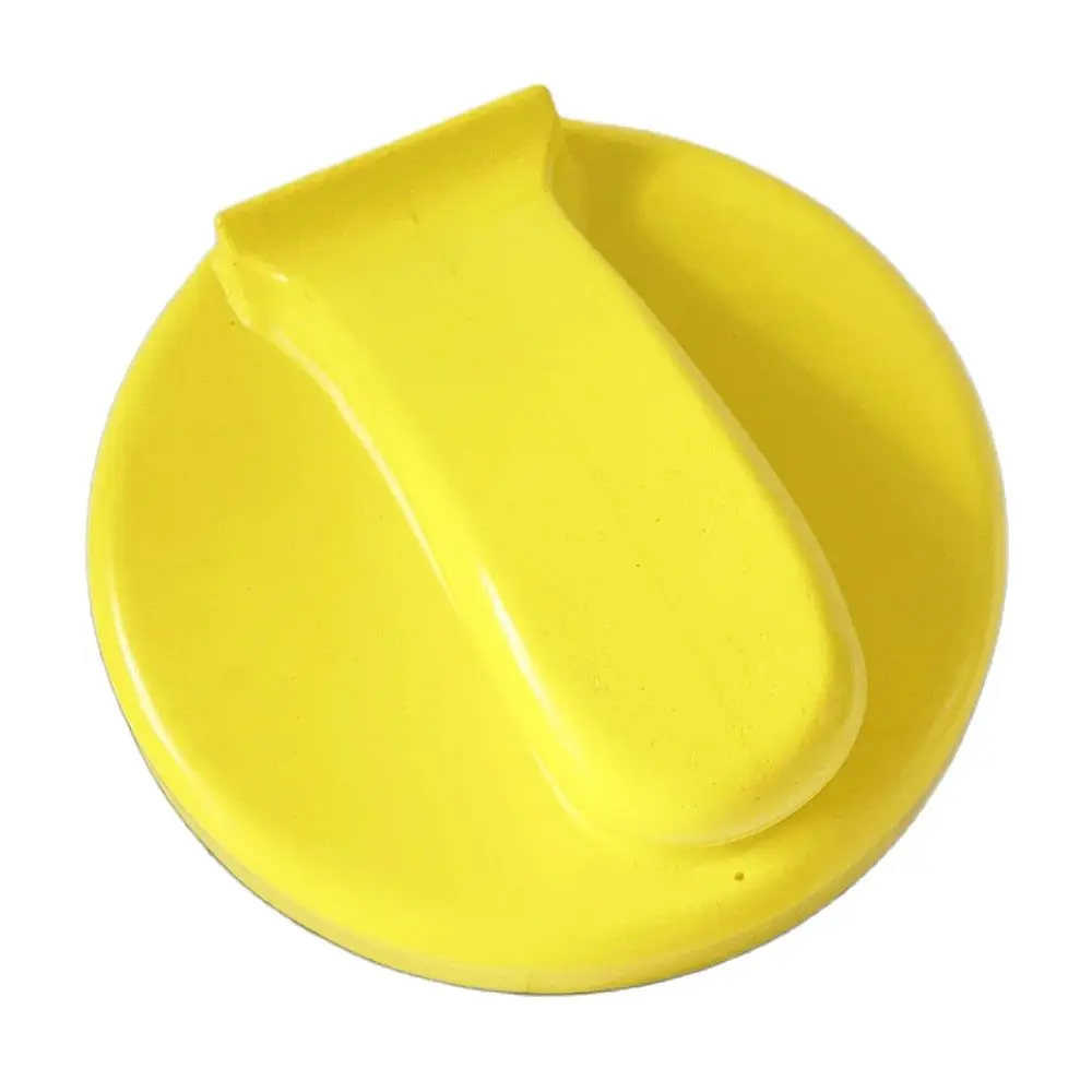 Yellow Swallowtail Hand Grinding Pad Manual Polishing Disc Self-adhesive Flocking Sandpaper Grinding Plate Car Beauty Tool