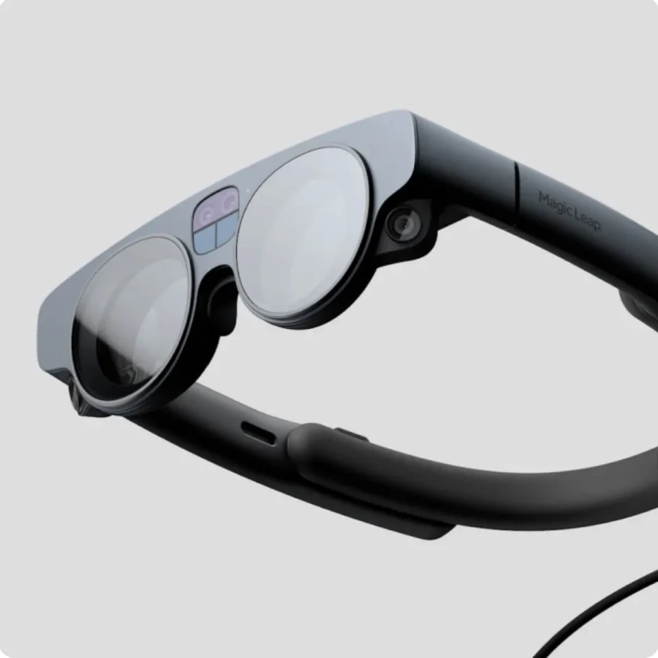 Magic Leap 2 sets the standard for see-through AR with patented optics technology — all designed and built in-house.