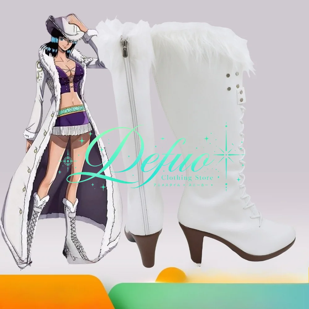 Anime Nico Robin Role Playing Shoes Boots Customization Halloween Carnival Anime Games Women's High Heels