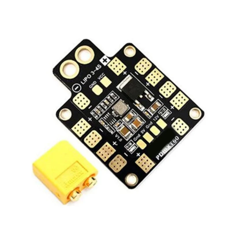 

Matek Systems PDB XT60 W/BEC 5V & 12V 3-4S 2oz Copper for Helicopter FPV Drone Power Distribution Pdb Power Board DIY Parts