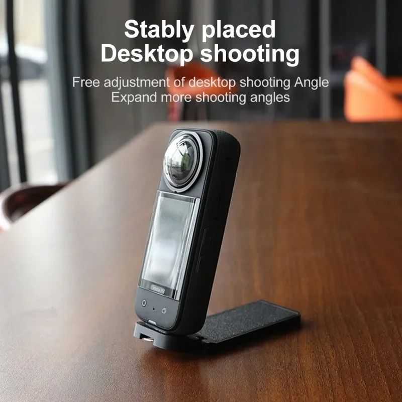 Magnetic Mount Stand Compatible for Insta360 X3 X4 X5, Magnet Steering Holder Bracket for Insta 360 Action Camera