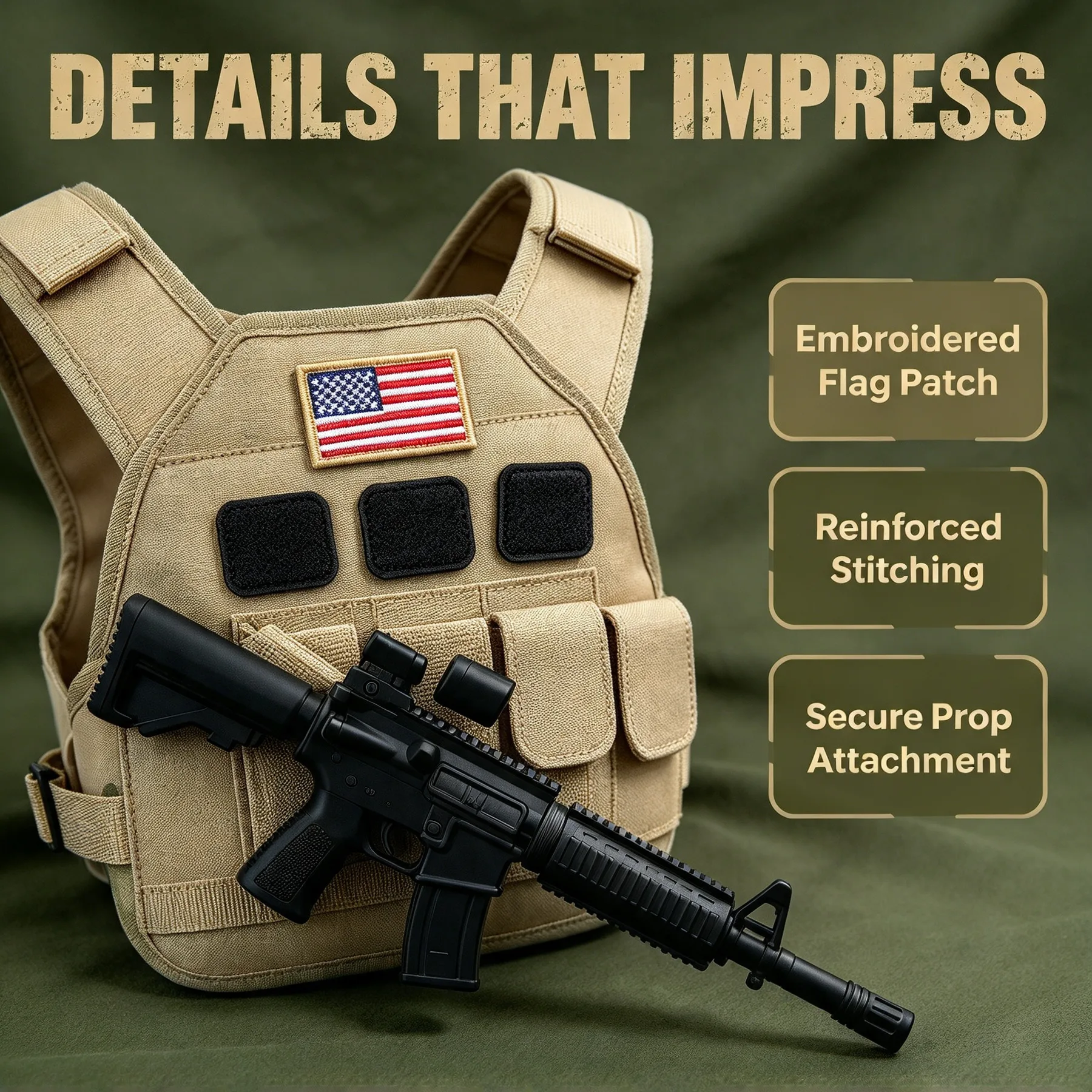 Dog Soldier Costume Set Camouflage, Tactical Vest Helmet Gun Prop, Pet Clothes For French Bulldog, Small Medium Dog Halloween Gi