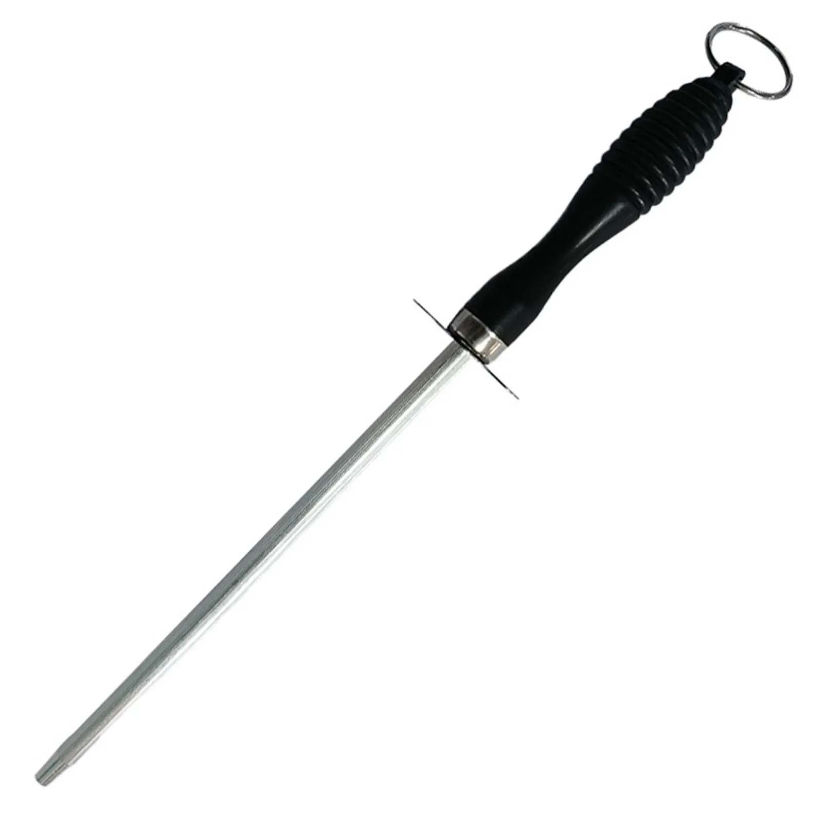 

26cm Professional Carbon Steel Knife Sharpener Rod Durable Knife Grinder With ABS Handle Sharpening Blade Rod Knife Kitchen Tool