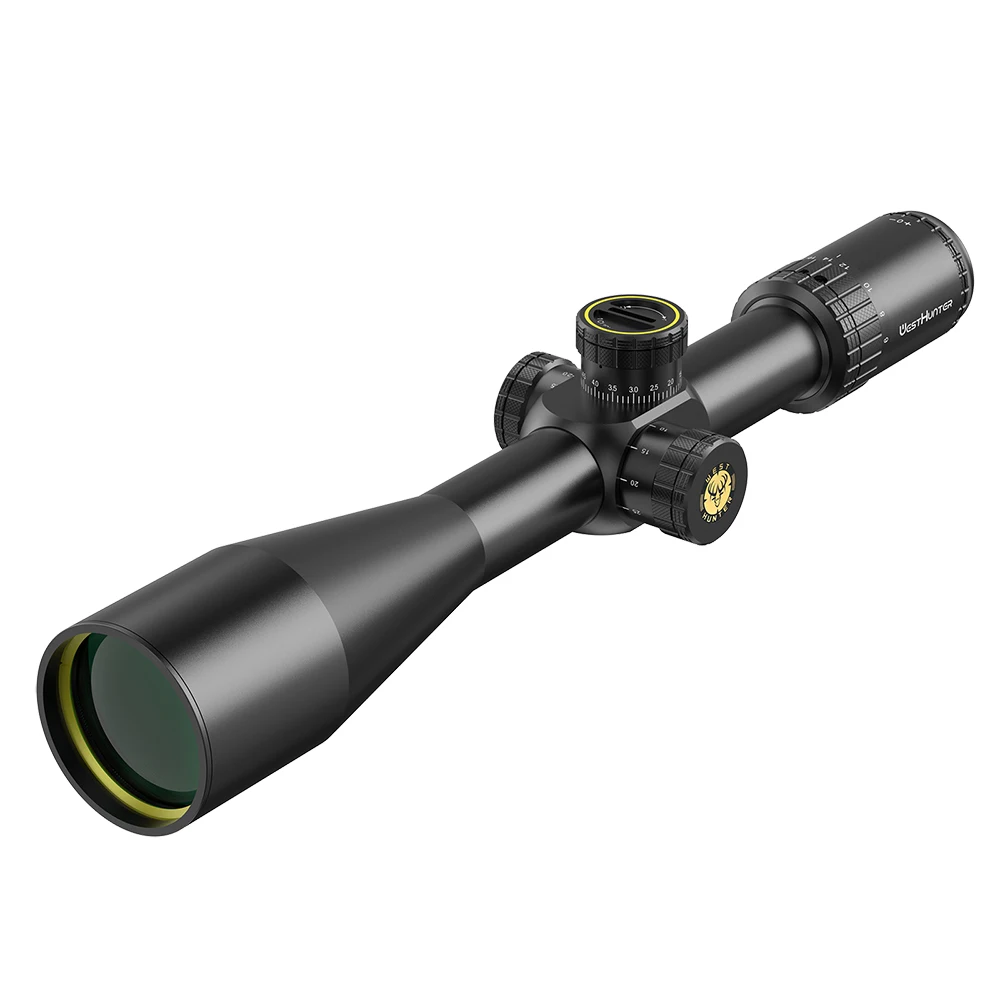 WestHunter HD-N 6-24x50 FFP ライフルスコープ第一焦点面光学照準器 1/8 MOA タレット HD ガラスエッチングレチクル狩猟スコープ