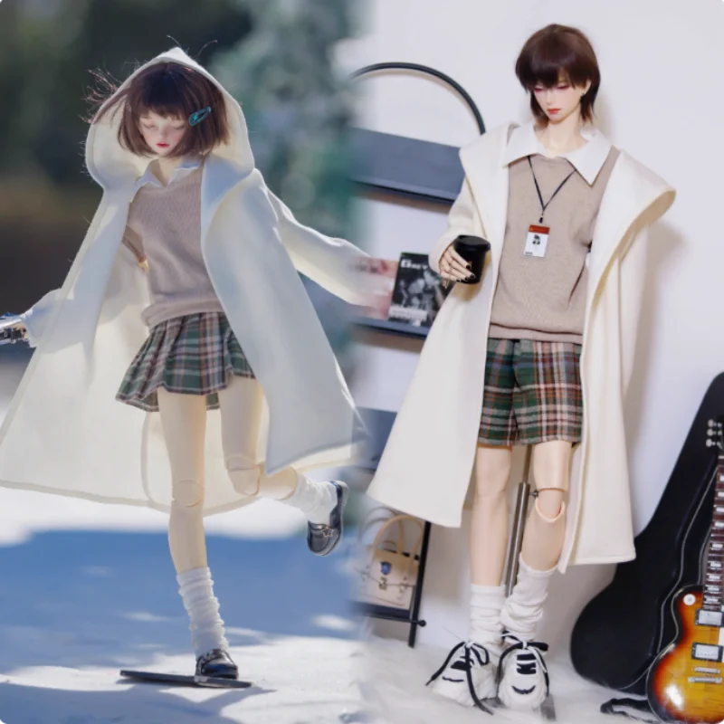 

BJD Doll Clothing For Girls Boys Daily Set Coat Shirt Skirts Socks Shorts Dolls Accessories(Only Clothes No Doll)