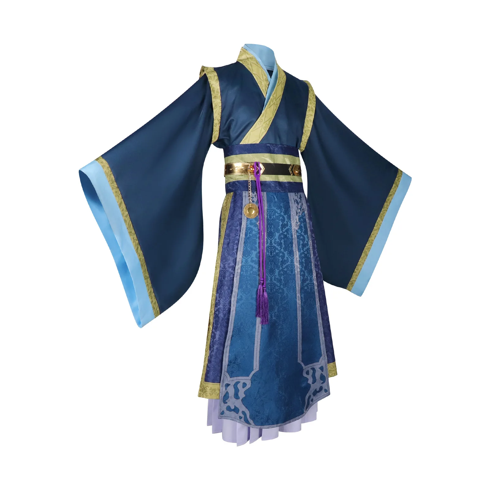 Anime Pharmacist Diary Jinshi Cosplay Costume Kusuriya no Hitorigoto Hanfu Overcoat Belt Men and Women Carnival - view 3