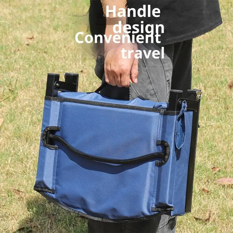 مقعد استاد محمول سهل الحمل مع مقبض مريح، كرسي ملون قوي قابل للطي لحمل سهل B03E