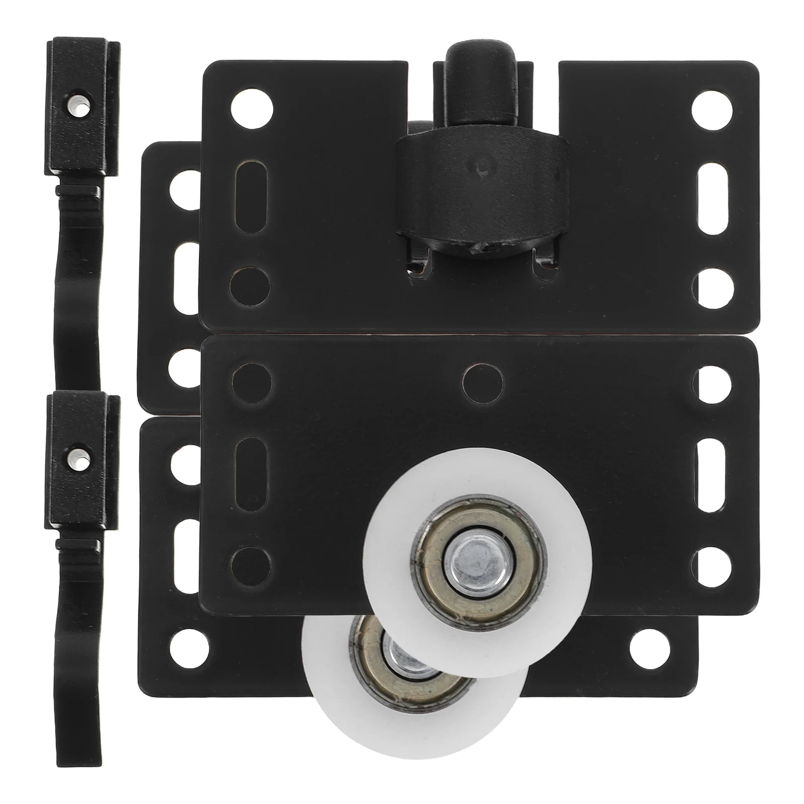 

2 Sets Sliding Door Pulley Wardrobe Closet Wheels Barn Replacement Aluminium Alloy Strong Loadbearing Silent Design Versatile