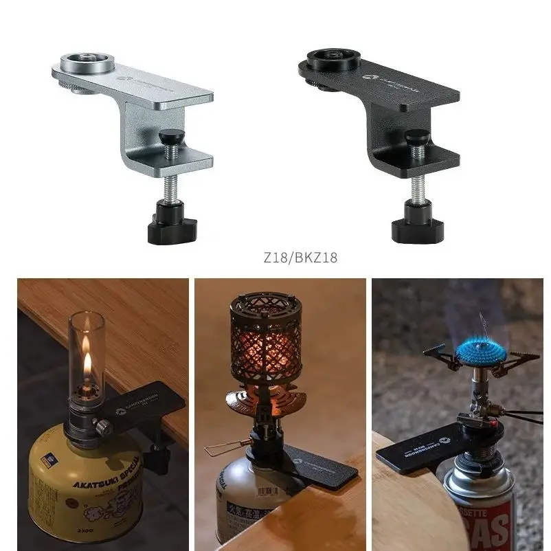 Camping Desktop Clip Uitbreiding Accessoires Platte Gastank Lamp Kachel Hoofd Verwarming Kachel Tafel Fix Clip Campingmoon Z18