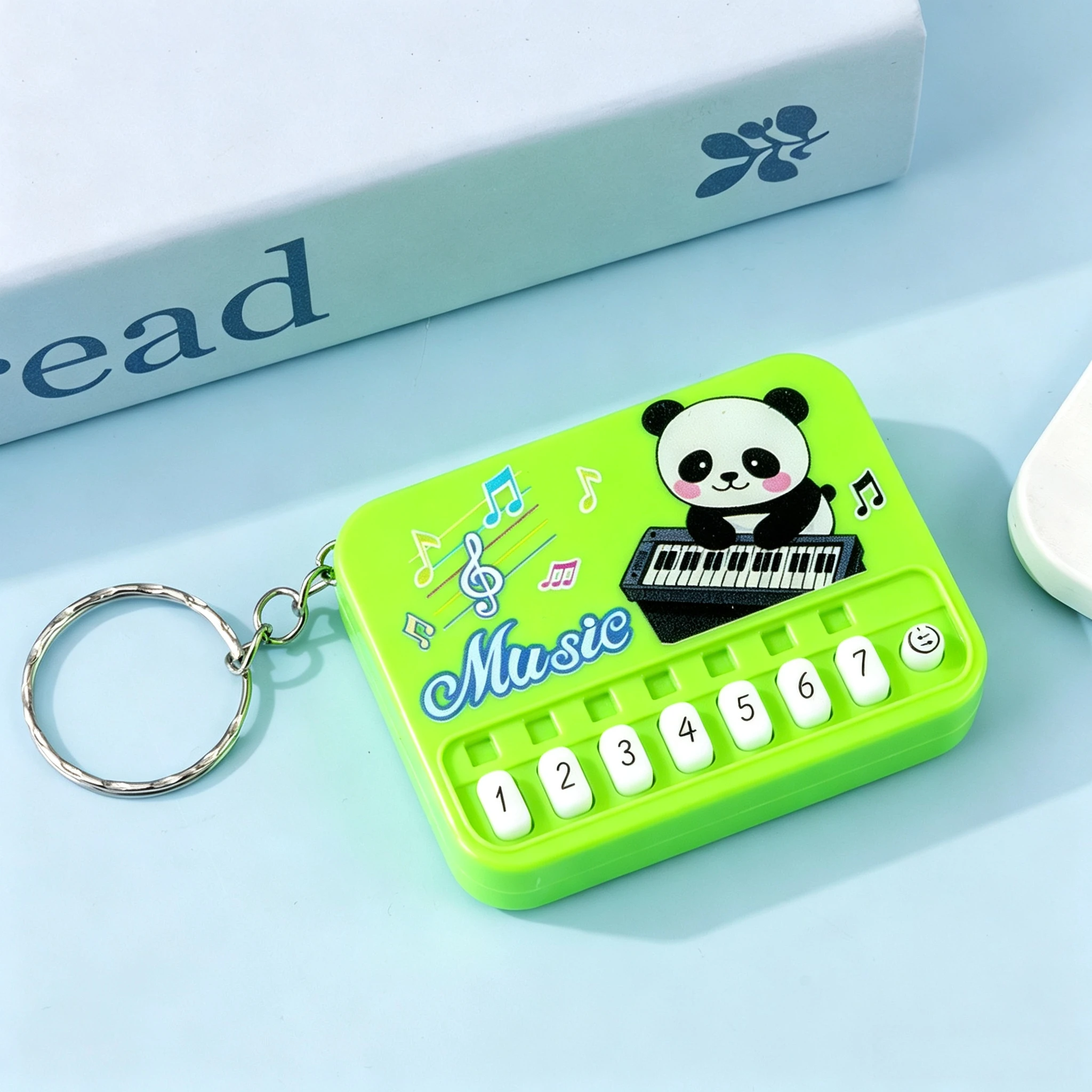 1/2/5 PCS Creative Mini Electronic Piano, Luminous Playable Keyboard Keychain Pendant Birthday Gift