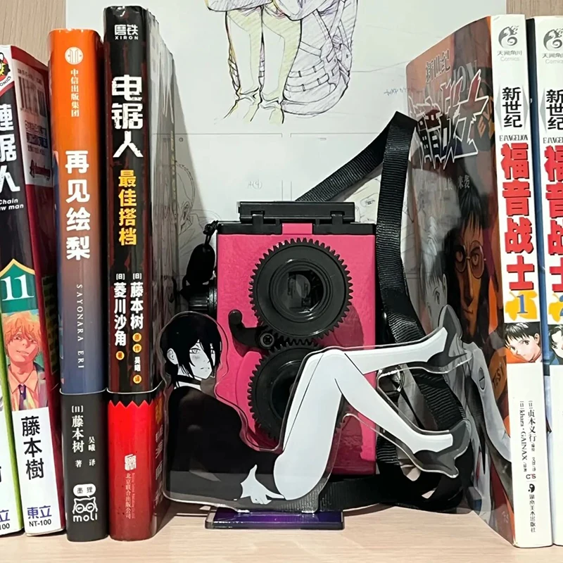 Anime Kettensäge Mann Power Makima Reze Cosplay Figur Stehen Acryl Stehende Platte Ornament Zubehör Dekoration Requisiten