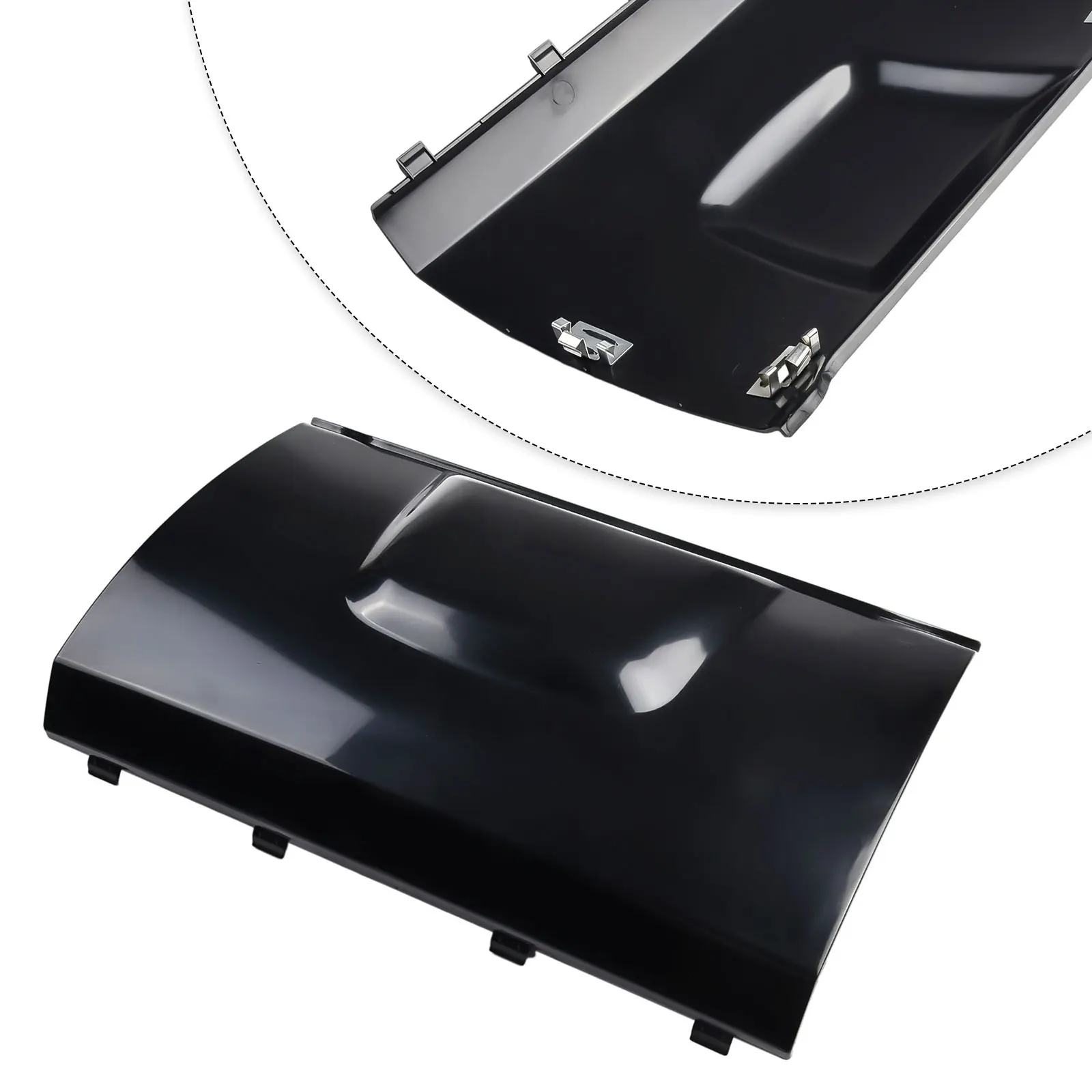 For Mercedes-Benz W163 ML320 1998-2005 Car Rear Bumper Tow Hook Cover Black A1638801105 Trailer Cover Plate Exterior Accessories