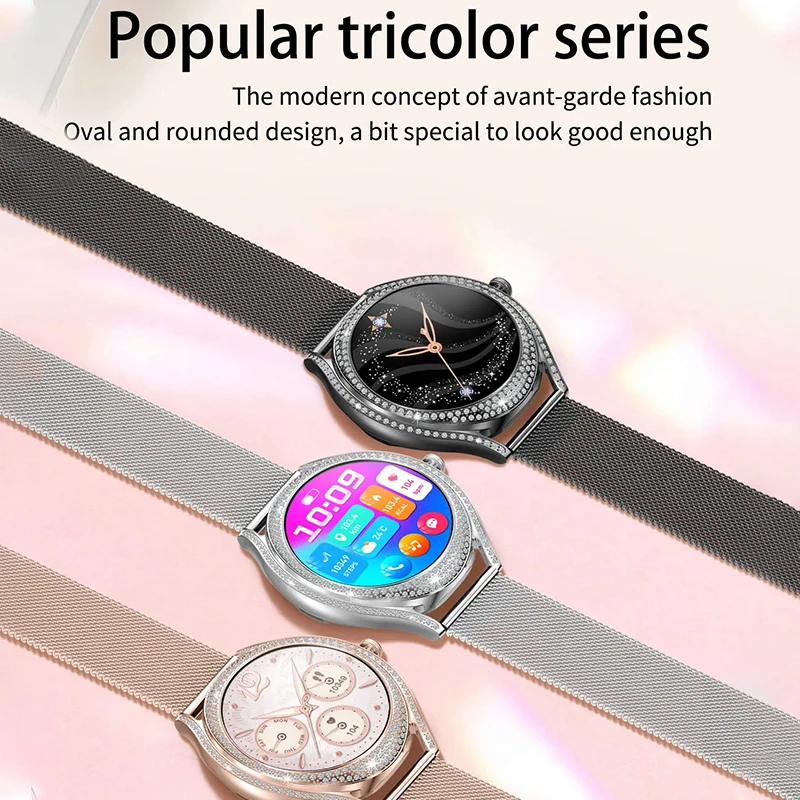 Smart Watch Xiaomi Bluetooth Call Smartwatch Women Blood Pressure Oxygen Monitor Smart Wristband Fitness Tracker Lady Wristwatch