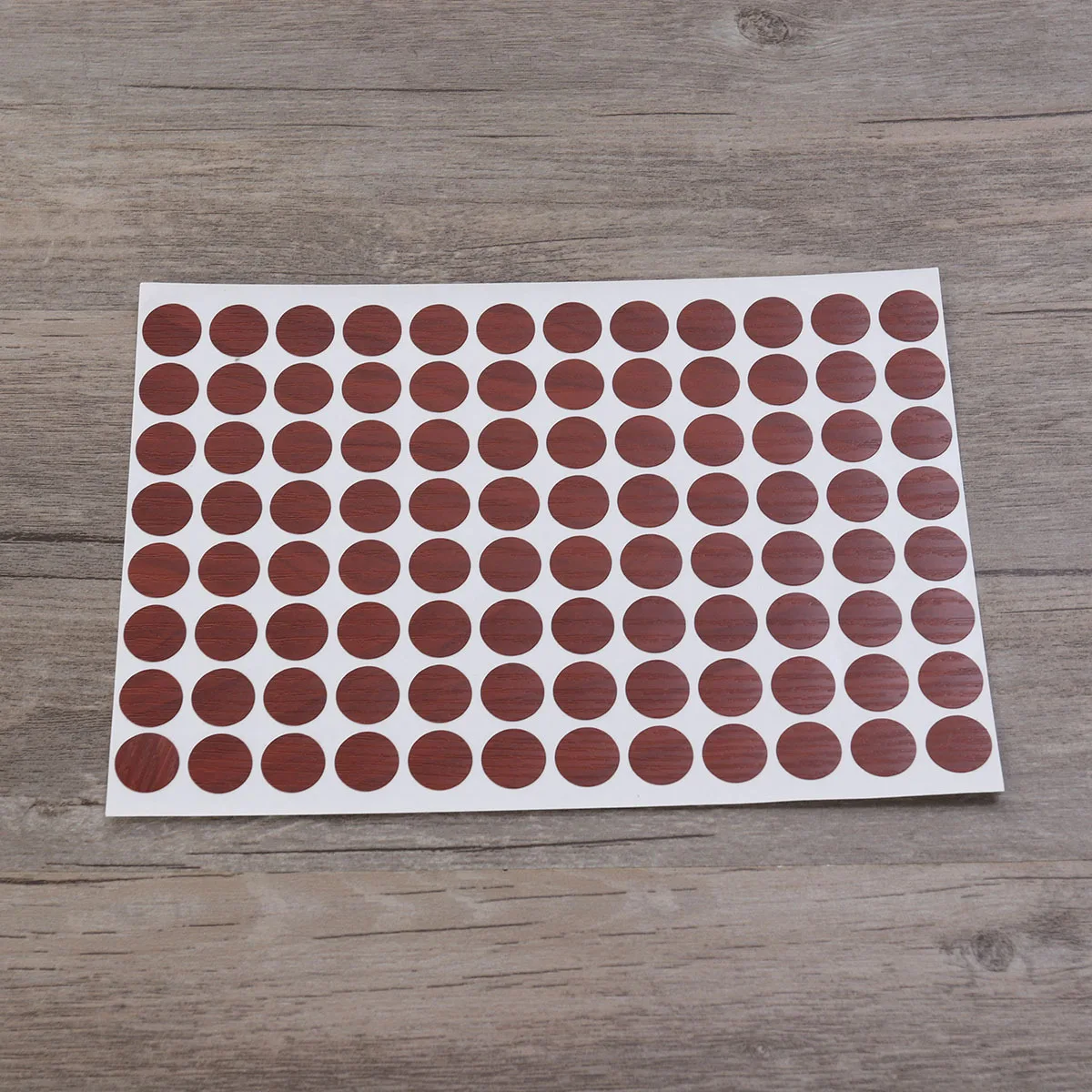 96 قطعة 15 مللي متر يغطي عدم الانزلاق بولي كلوريد الفينيل لإخفاء ثقوب ثقب المسمار ملصق الخشب الملمس ملصق ل ثقب المسمار مائي #4