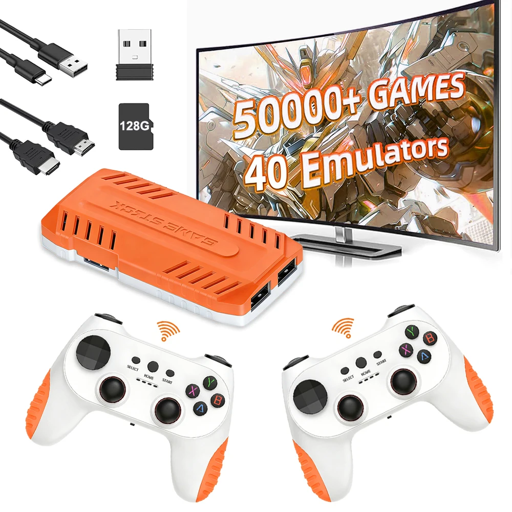 Retro Gaming Game Stick - X10 Pro Retro Gaming Console 128G