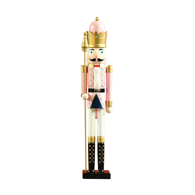 

Giant Christmas Nutcracker 1.5m Life Size Nutcrackers Christmas Party Wooden Nutcrackers