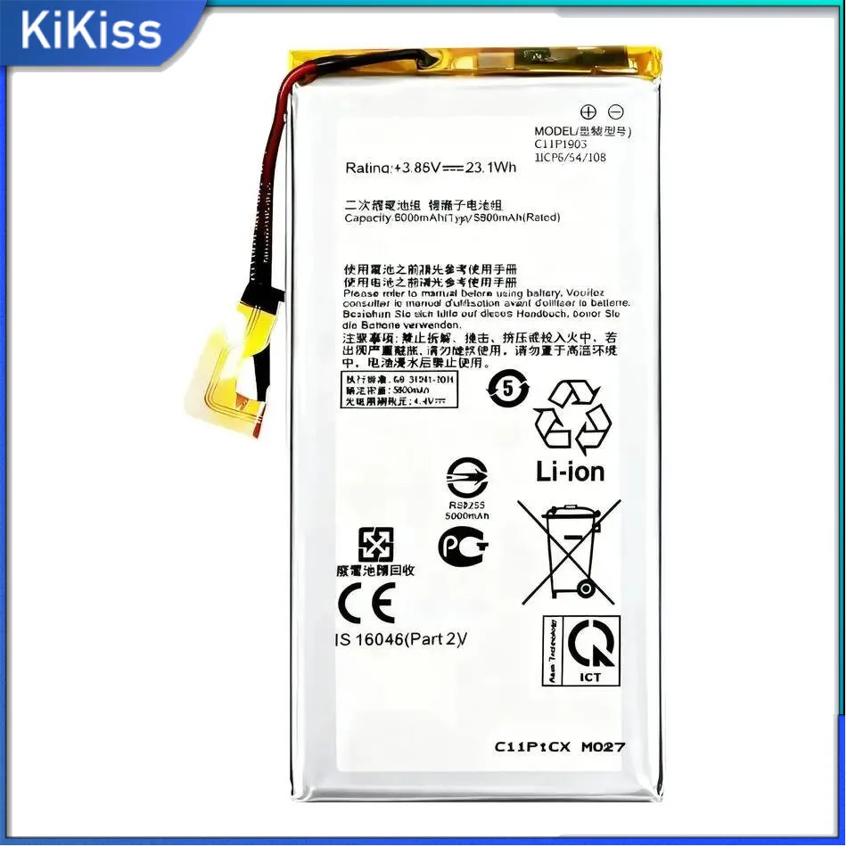 C11P1903 For Asus Rog 3 Game Phone ROG3 Safe Stable Mobile Battery 6000Mah