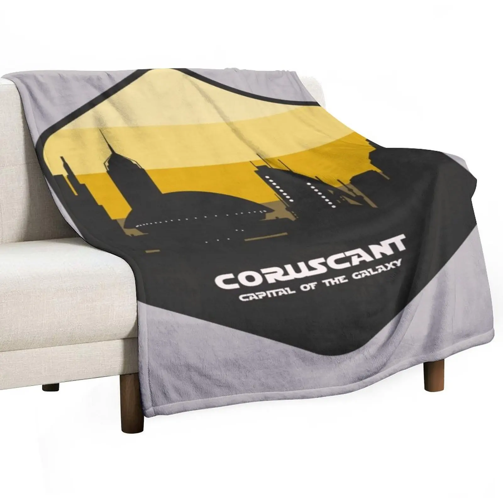 

Coruscant Throw Blanket Luxury Designer Soft Plush Plaid Sofas Blankets