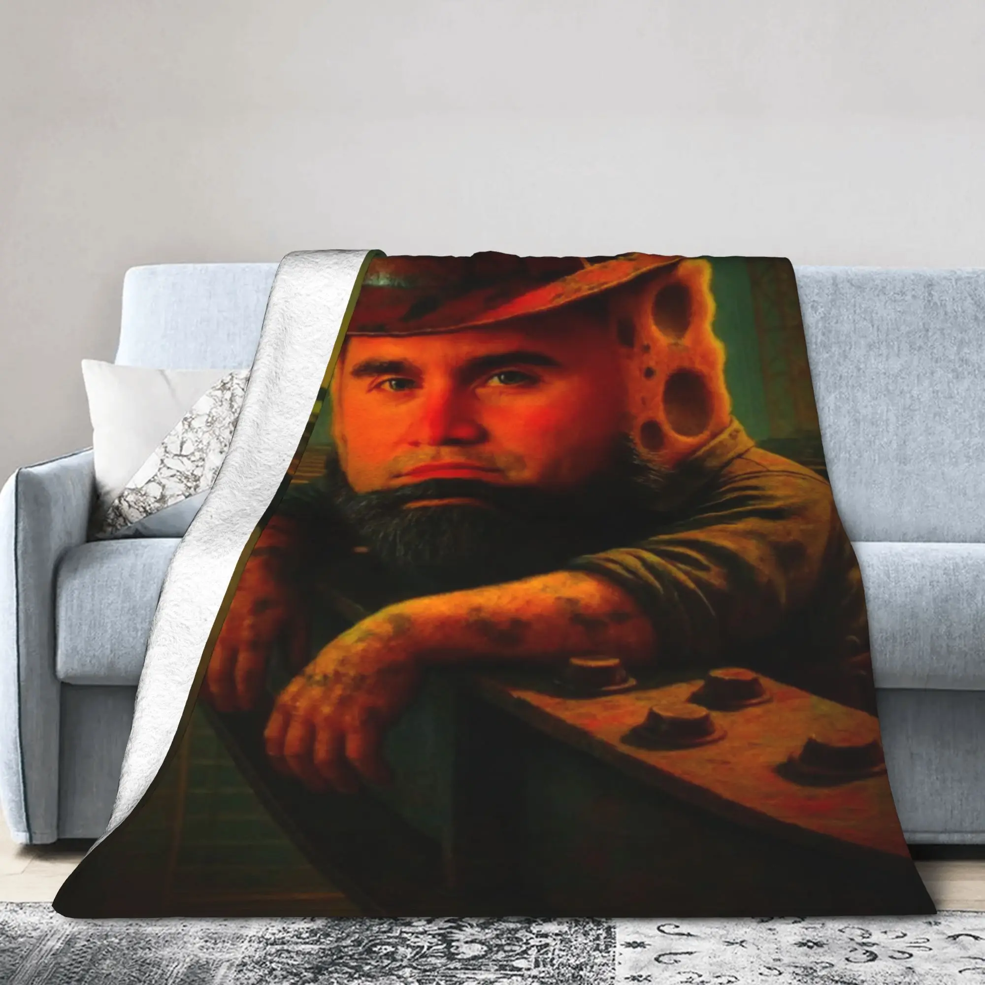Charlie Kirk funny meme Accessories Blanket Super Soft Fleece  Throw Blankets Comfortable Bedspread