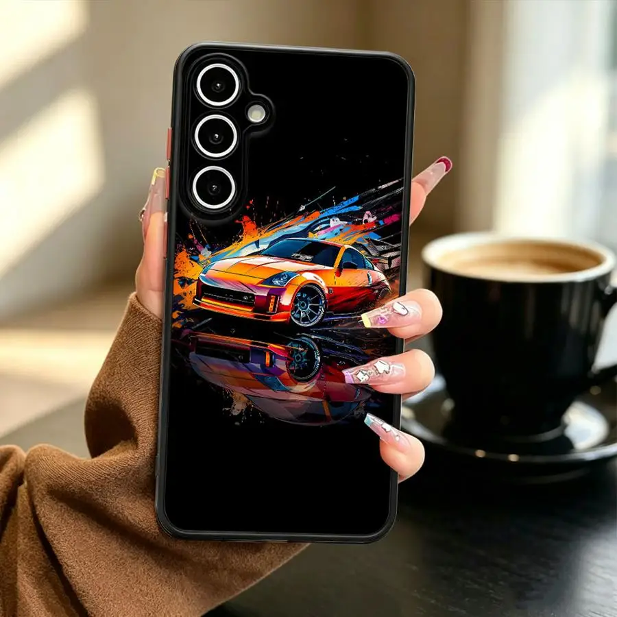 Sports Car Art Case for Samsung Galaxy A54 A53 A73 A33 A16 A15 A34 A36 A17 A52 A52S A72 A23 A35 A56 A55 Phone Cover