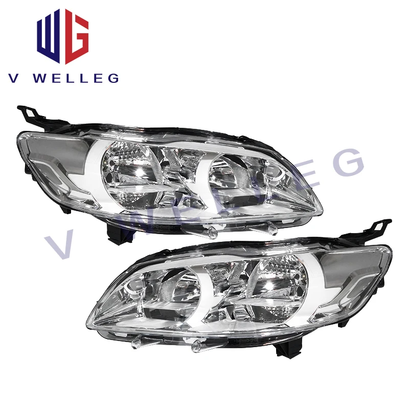 

Car Headlights L 9801854680+R 9801854780 for Old Model Pe ugeot 301 2016 Year M33 Front Headlight Assembly