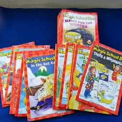 2023 The Magic School Bus 23 books Science Readers Kids  Reading Story Books for Children Book Set Educational Toys New Hot