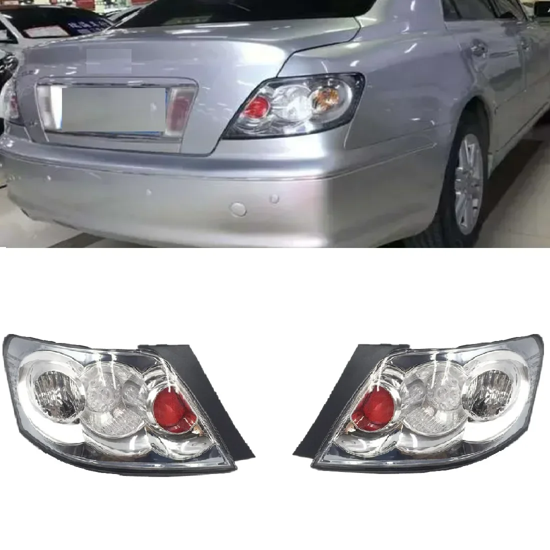 

Rear Bumper Taillight Tail Light for Toyota Reiz 2005 2006 2007 2008 2009 Signal Lamp Cover