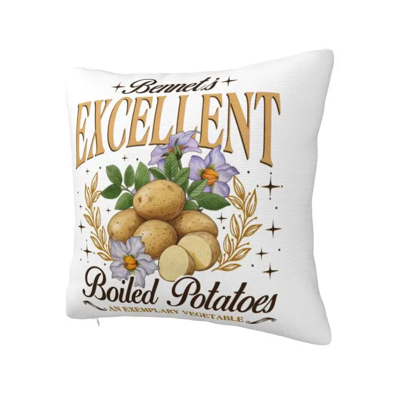 Bennet's Excellent Boiled Potatoes Pride And Prejudice Throw Pillow Case Decoration Sofa Chair Cushion Cover Soft Pillowslip
